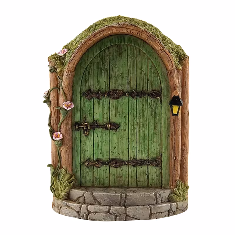 Miniature Stone Arch Vivarium Door – Fantasy Garden Entrance