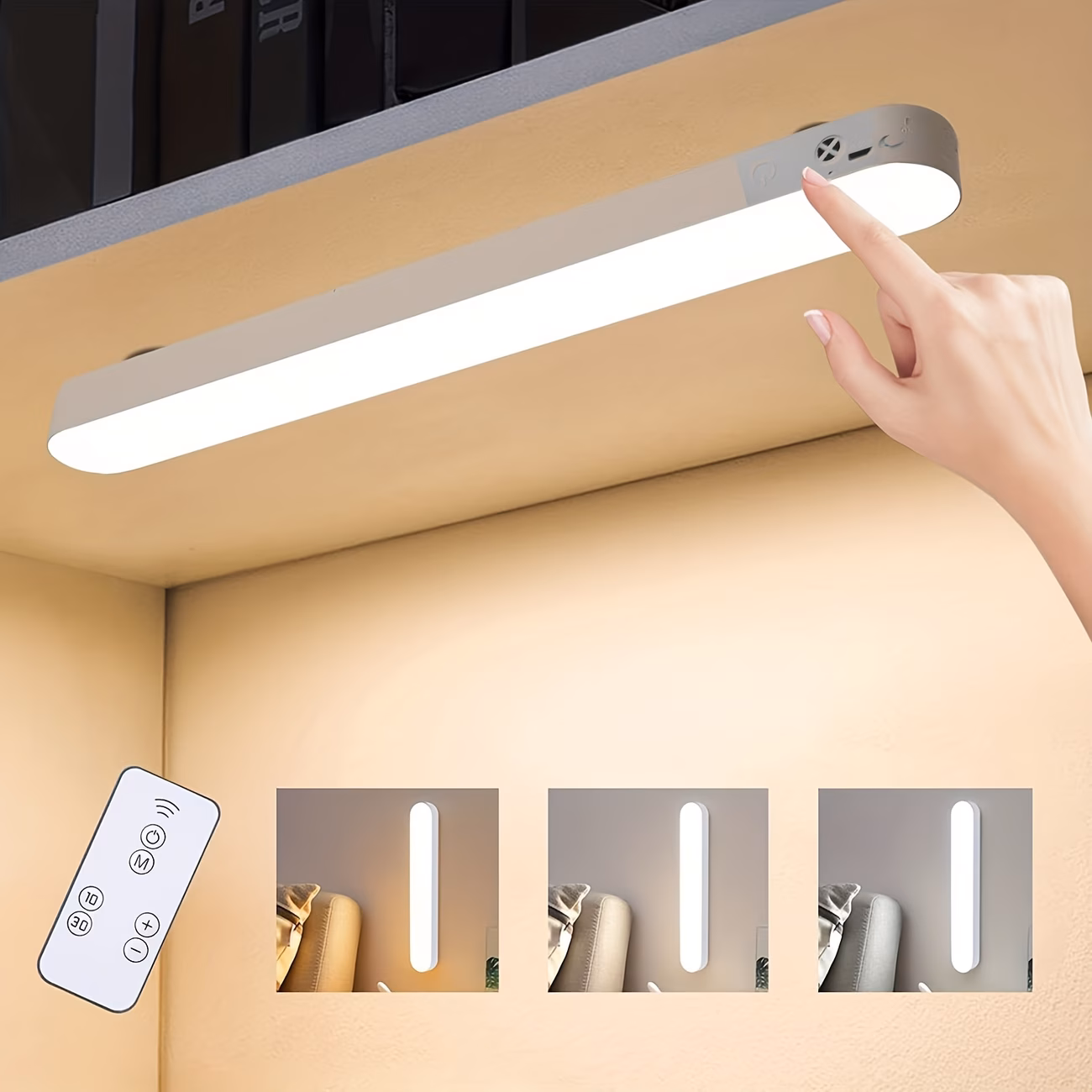 Mini Rechargeable LED Vivarium Light – Dimmable, Color Adjustable